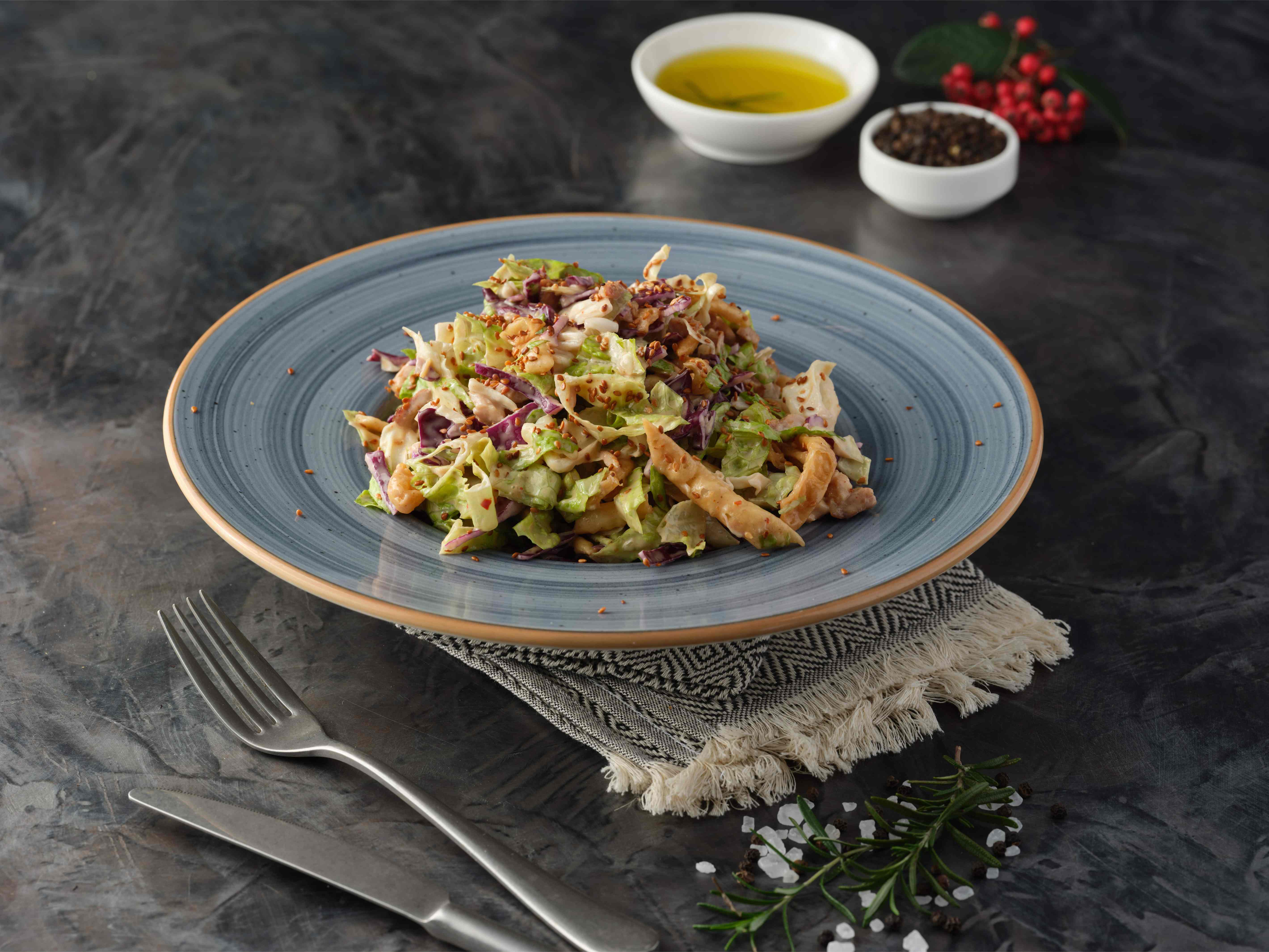 Tahinli Tavuk Salata