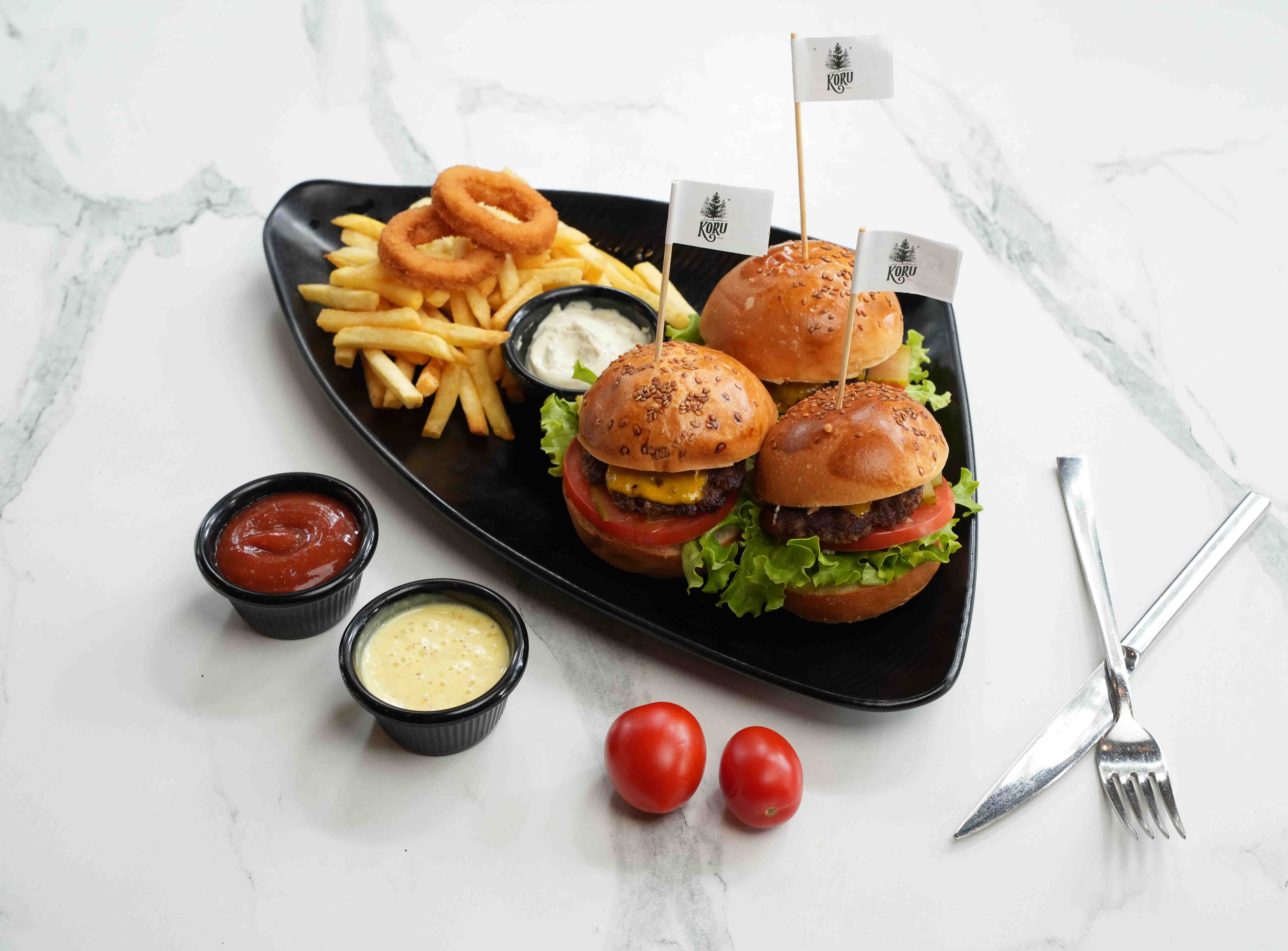 Mini Üçlü Burger (120 gr)