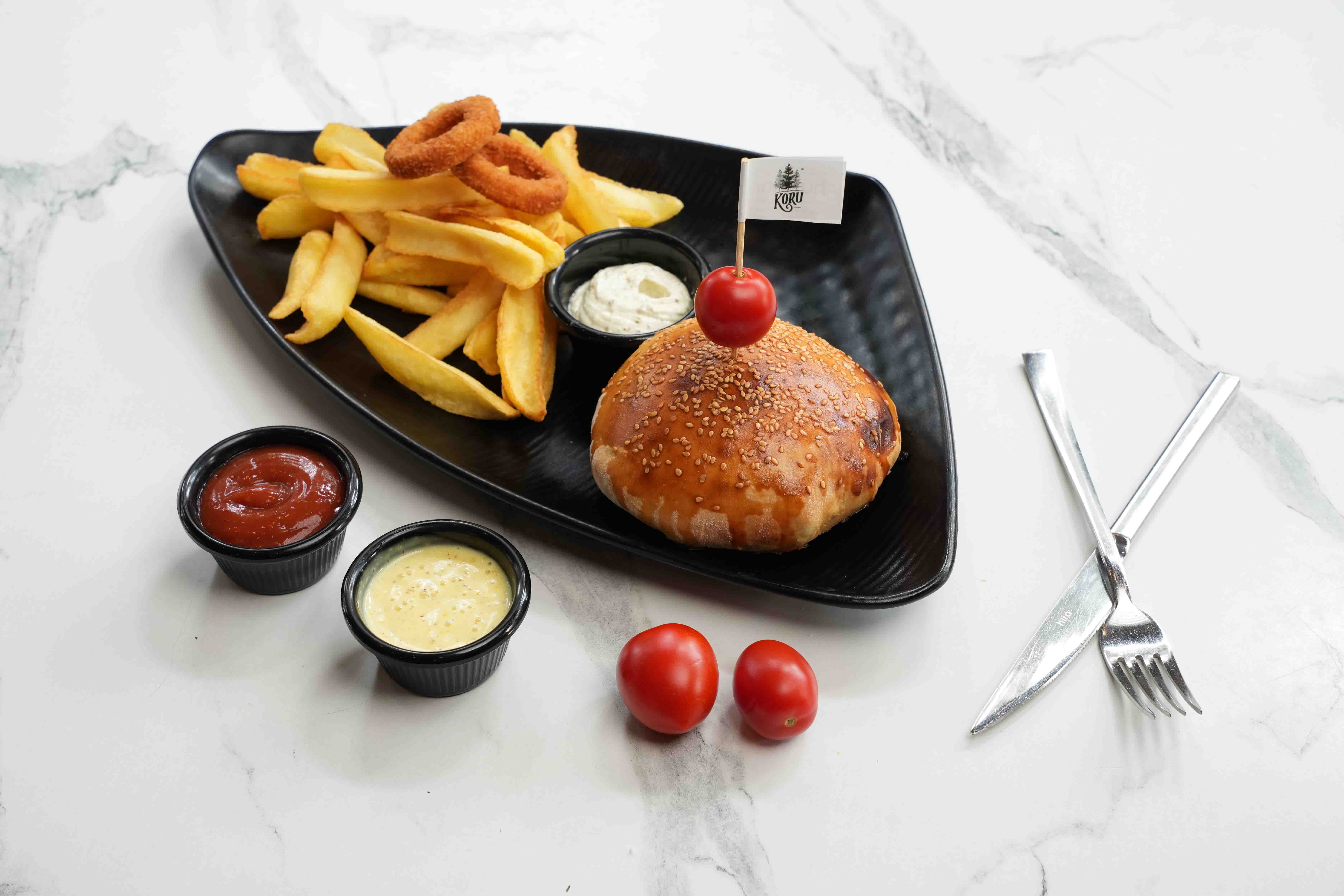 Mantarlı Fırın Burger (150 gr)