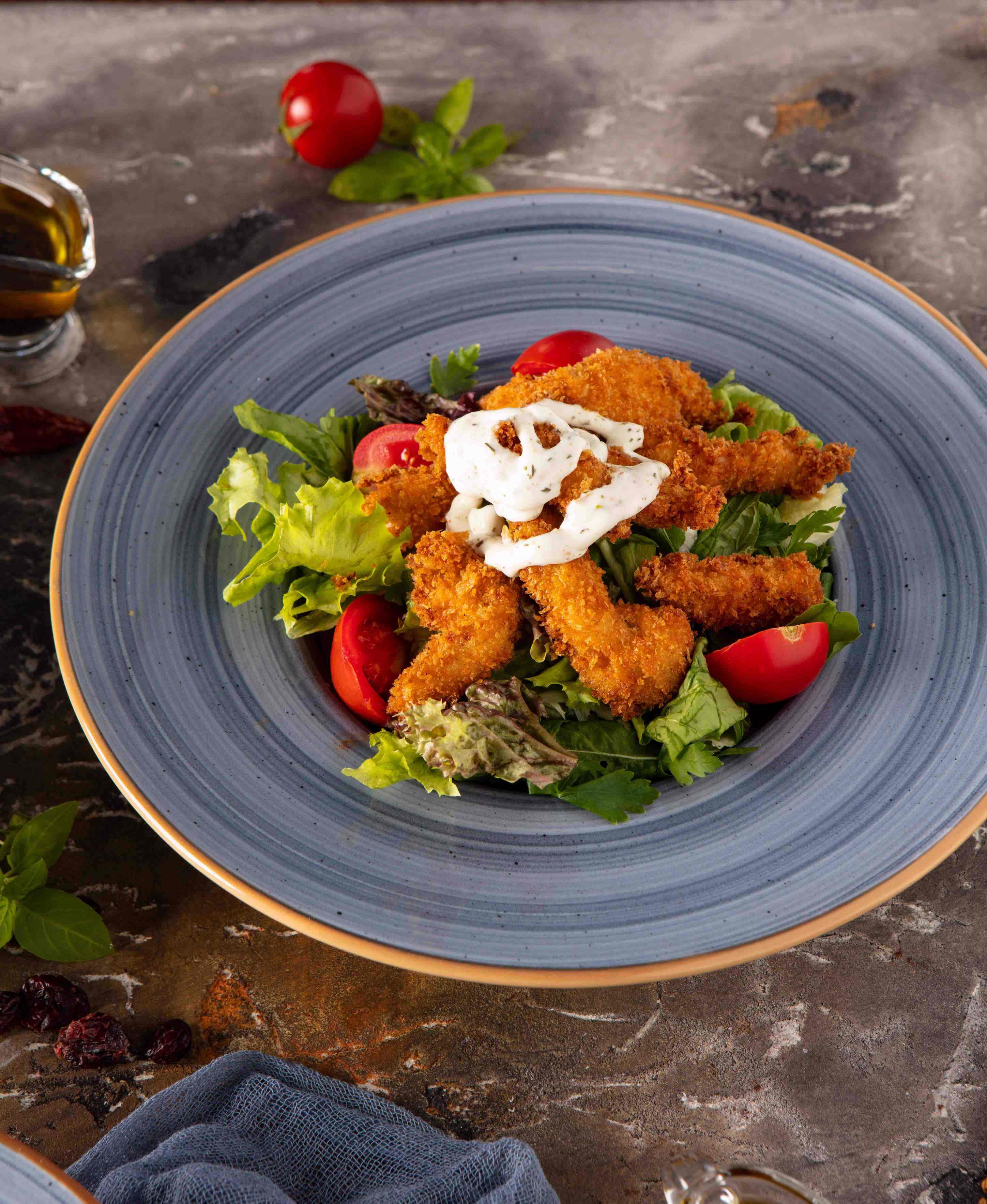 Çıtır Tavuk Salata